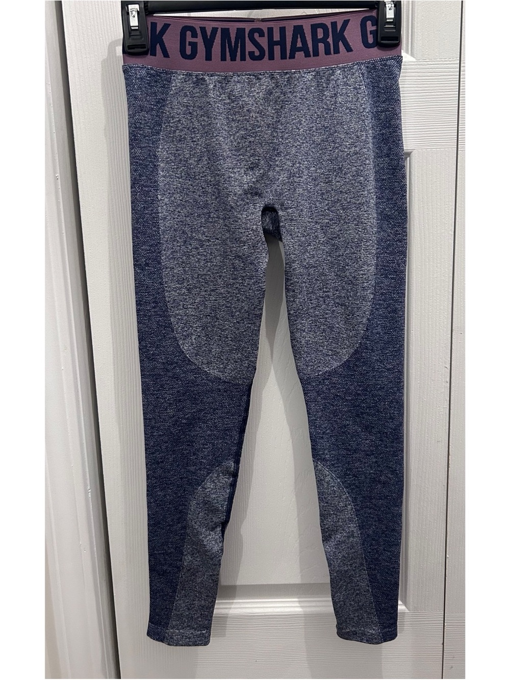 Gymshark Flex Leggings in Navy/Purple Marl